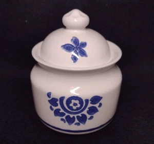 Pfaltzgraff Tile Border Sugar Bowl w/ Lid #023  ~ Rare Vintage USA - Picture 1 of 6
