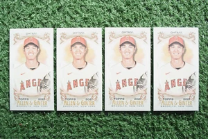 Shohei Ohtani 4 Card Lot 2021 Topps Allen & Ginter #25 Mini A&G Back - Bild 1 von 2