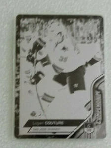 Logan Couture 2016/17 Upper Deck Compendium #217 1 OF 1 PRINTING PLATE BLACK - Picture 1 of 2