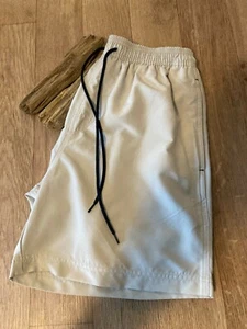 Bañador M&S Hombre/Niño PEQUEÑO Vacaciones Playa Piscina Campamento LISO Caravana - Imagen 1 de 2