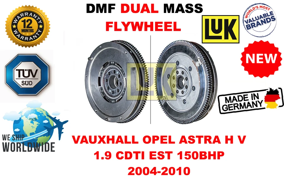 PARA VAUXHALL OPEL ASTRA H V 1.9 CDTI EST 150BHP 04-10 NUEVO VOLANTE DMF DOBLE MASA Foto 1 de 1