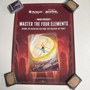 Avatar: The Last Airbender Magic The Gathering Master The Four Elements Poster - Bild 1 von 1