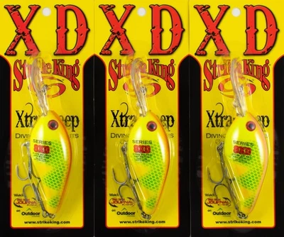 (LOTE DE 3) MODELO STRIKE KING PRO SERIE 8XD 1-1/4OZ HC8XD-MM1 PNEAPPL SMSH B8341 Foto 1 de 3