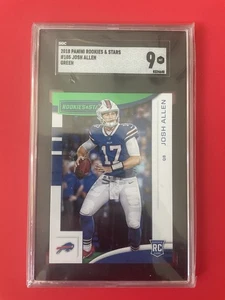 2018 Josh Allen RC Rookie SGC Graded 9 Panini Rookies and Stars Buffalo Bills - Bild 1 von 2