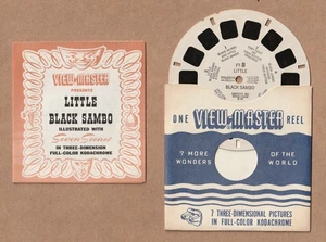 Vintage View-Master reel and booklet #FT-8 Little Black Sambo 1948 - Picture 1 of 1