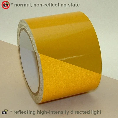 JVCC Engineering Grade Reflective Tape (REF-7): 3 in. x 30 ft. (Yellow) - Image 1 of 3