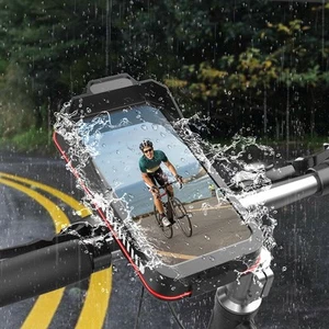Waterproof Smartphone Mount for Motorcycles Designed for Bumpy Roads Stability - Afbeelding 1 van 12