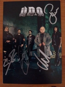 Udo Dirkschneider Autogramm Signiert - Bild 1 von 1