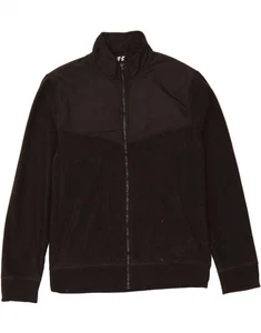 RUSSELL ATHLETIC Mens Fleece Jacket UK 40 Large Black Polyester JL28 - Picture 1 of 3