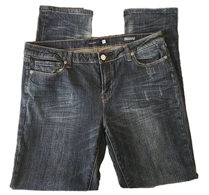 VIGOSS Dallas Skinny Jeans Women's Sz 15 Blue Distressed Stretch Denim Mid Rise - Picture 1 of 17