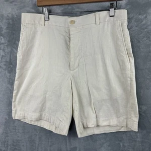 vineyard vines Shorts Beige Striped Size 34 - Picture 1 of 10