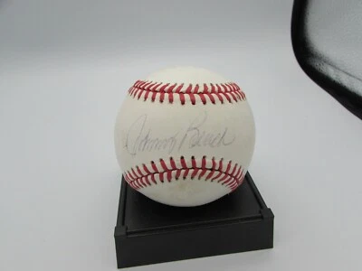 Johnny Bench Autographed NL Baseball Giamatti PSA/DNA Authentic Light Auto - Image 1 of 4
