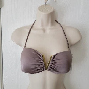 Top de bikini Victoria's Secret Venice V Hardware pequeño nuevo sin etiquetas - Imagen 1 de 9