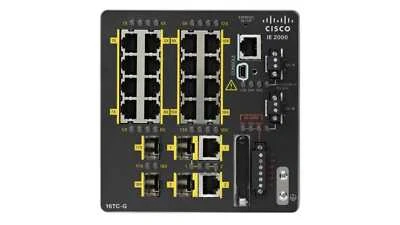 New Cisco IE-2000-16TC-G-L Industrial Switch 16xFE & 2x1G SFP - Image 1 of 2