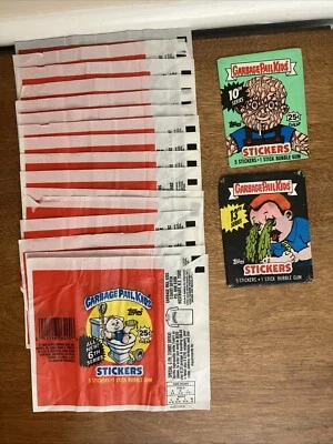 LOT of 18 Original Garbage Pail Kids Empty Wax Pack Wrappers GPK - Image 1 of 4