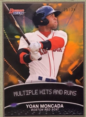 Bowman's Best Season Leaders 2016 naranja ref - Yoan Moncada Boston Red Sox/35 Foto 1 de 4