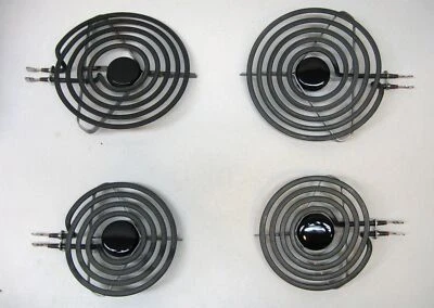 MP24PK 4 PAK Stove Eyes Range Burners Surface Elements 2 Large and 2 Small - Image 1 of 3