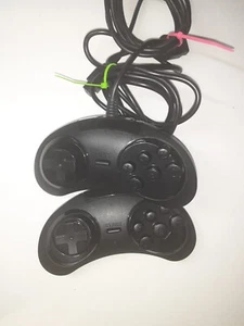 6 Button Game Controller for SEGA Genesis - Set of 2 - Picture 1 of 1
