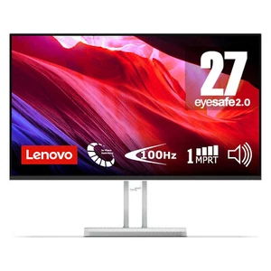 Lenovo L27i-4A Monitor 27 Zoll Full HD Bildschirm IPS 100 Hz 1 ms Grau - Bild 1 von 10