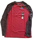 Urban Pipeline Ultimate Super Soft Red Black Long-Sleeve shirt XL Youth Kohl's