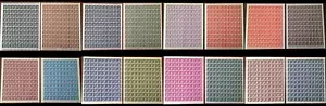 Lot Stamp Germany 16 Sheet 1941 WWII 3rd Reich Hitler Adolf Selection MNH Faults - Picture 1 of 9