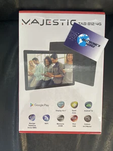 NEW MAJESTIC Tablet 10.1" 32 GB 2 Mpx 4G Android Q Nero 114812_BK10 TAB-812 4G - Foto 1 di 3