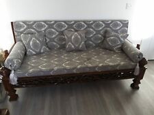 Beautifully carved used wooden Sofa
