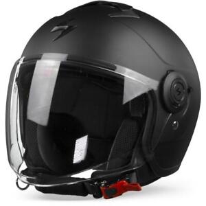 Scorpion EXO-City Matte Black Jet Helmet Motorcycle Helmet - New! Fast Shipping!