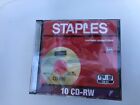Staples  CD-RW  10/Pack  700mb 80 Min 1x-4x