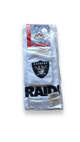 NFL Raiders Tailgate Towel Set McArthur Towels NEW Original Packaging Vintage! Cover