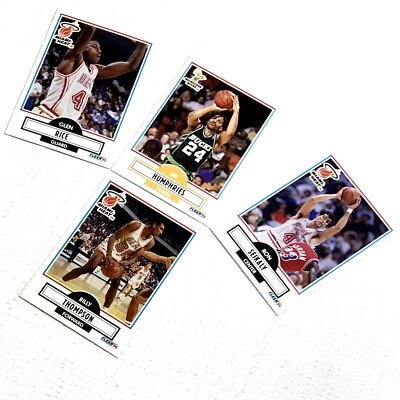 Fleer 90 NBA Basketball Sport Trading Card Set Of 4 Miami Heat & Milwaukee Bucks - Image 1 of 4