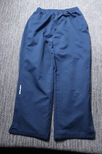 Bauer Team Lightweight Warm Up Pants Lined Drawstring Water Resistant Men's L
