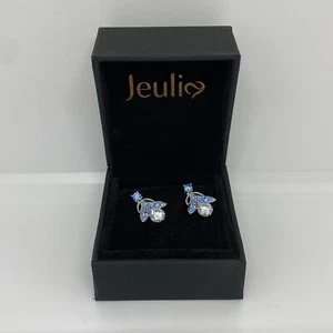 Ohrringe Jeulia Schmetterling Rundschliff Sterlingsilber - Bild 1 von 10
