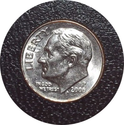 2006 P Roosevelt Dime- Struck Through Grease, on both sides. - Image 1 of 4