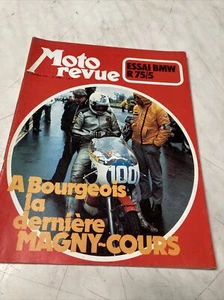 Magazine Moto revue N° 2099 1972 BMW R75/5 benelli 750 Ch. Bourgeois coupe Kawa - Imagen 1 de 12