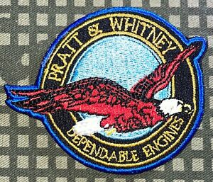 USAF Pratt & Whitney  Dependable Engines Patch 3" Hook & Iron-On Repro New A949