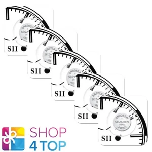5 Seiko Seizaiken Watch Batteries 377 376 SR626SW SR66 Silver 1.55V 2026 New - Picture 1 of 3