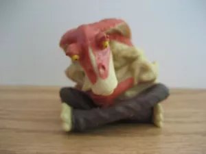 Vintage Star Wars Jar Jar Binks PVC Figure Sitting Crossed Legs 2.5" Figure Rare - Picture 1 of 9