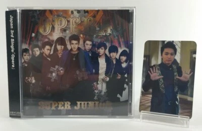 CD SUPER JUNIOR OPERA Japan E.L.F Limited with Sungmin Photocard Foto 1 de 4