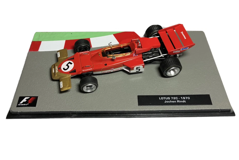 F1 Collection 1:43 Lotus 72C Jochen Rindt WC 1970 No Spark Minichamps - Immagine 1 di 1