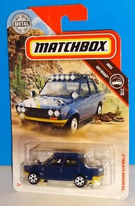 Matchbox 2019 MBX Off-Road Series #73 '70 Datsun 510 Rally Blue - Picture 1 of 2