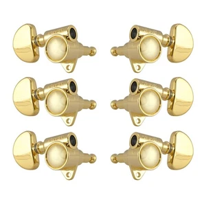 Grover 102GV Original “Milk Bottle” style Rotomatic Tuners 3 +3 Gold Finish - Picture 1 of 6