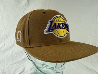 Gorra Los Angeles Lakers Carhartt x '47 plana ajustable Snapback NBA marrón LA Foto 1 de 4