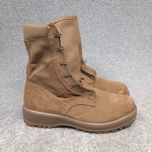 Belleville Men's 8" Leather Nylon Combat Boots Size 10 R Coyote Brown 280 101 - Picture 1 of 10