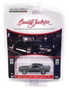 Greenlight Maßstab 1:64 Modellauto 37220-B - 1969 Chevrolet COPD Camaro ZL1 - grün - Bild 1 von 5