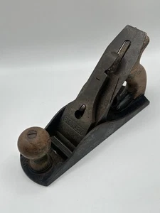 Vintage Stanley Bailey No. Avión de trabajo de madera 4 - Imagen 1 de 12
