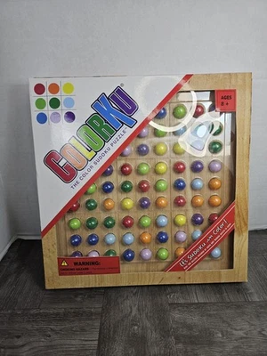 ColorKu The Color Sudoku Puzzle Game Board Ages 8+ Brain Game NEW Open Box - Image 1 of 4