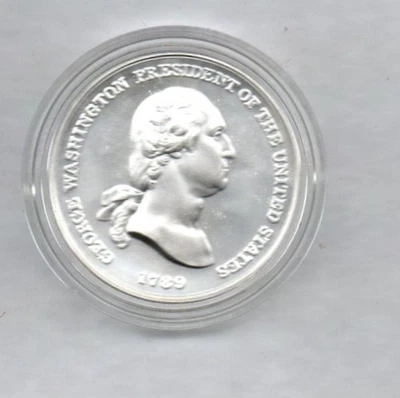 GEORGE WASHINGTON United States Mint 1 oz. Silver Presidential Medal Program COA - Image 1 of 4