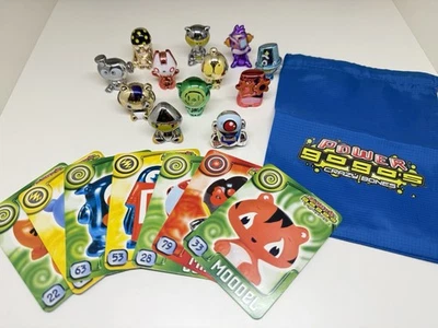 Gogo’s Crazy Bones - S4 Power Lot - 12x Bones, Cards, Bag + Most Wanted HIID - Image 1 of 3