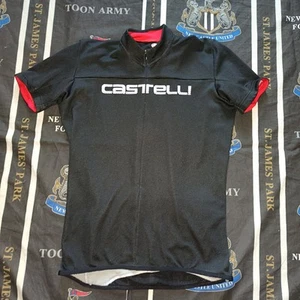 Castelli Cycling Cycle Bike Jersey Shirt Men's Half Zip Size M - Picture 1 of 11